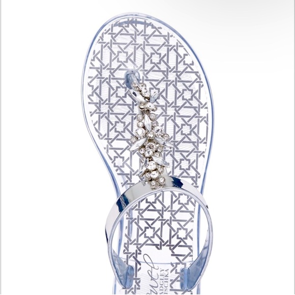 Badgley Mischka Shoes - Jewel by Badgley Mischka Gracia Jeweled Thong Sandals